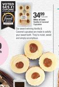 Bites Of Love Vanilla & Caramel Cupcakes-6's Per Pack