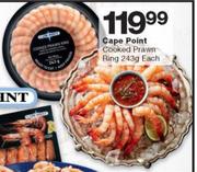 Cape Point Cooked Prawn Ring-243g Each