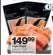 Cape Point Salmon Trout Portions-500g Each