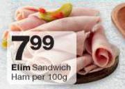 Elim Sandwich Ham-100g