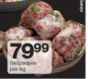 Skilpadjies-Per Kg