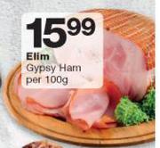 Elim Gypsy Ham-100g