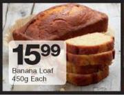 Banana Loaf-450g Each