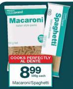 Macaroni/ Spaghetti-500g Each
