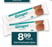 Gemmerbeskuitjies-200g Elk