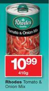 Rohdes Tomato & Onion Mix-410g