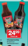 Championship Braaisous Verskeidenheid-750ml Elk