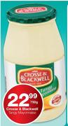 Crosse & Blackwell Tangy Mayonnaise-750g
