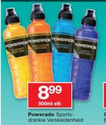 Powerade Sportsdrankie Verskeidenheid-500ml Elk