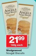 Wedgewood Nougat Biscuits-140g Each