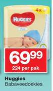 Huggies Babaveedoekies-224 Per Pak