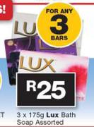 Lux Bath Soap-3x175g