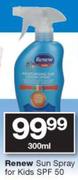 Renew Sun Spray For Kids SPF 50-300ml
