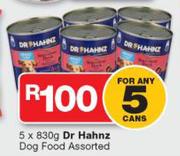 Dr.Hahnz Dog Food Assorted-5 x 830g