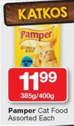 Pamper Cat Food Assorted-385g/400g Each