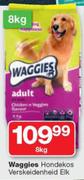 Waggies hondekos verskeidenheid-8Kg Elk