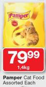 Pamper Cat Food Assorted-1.4Kg Each