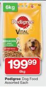 Pedigree Dog Food Assorted-6Kg Each