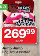 Jump Jump Dog Toy Assorted-Each