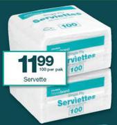 Housebrand Servette-100 Per Pack