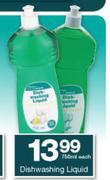 Housebrand Dishwashing Liquid-750ml Each