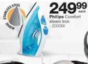 Philips 2000W Stainless Steel Comfort Steam Iron-Each