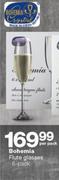 Bohemia 6 Pack Flute Glasses-Per Pack