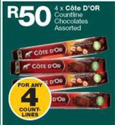 Cote D'OR Countline Chocolates-For 4