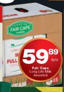 Fair Cape Long Life Milk-6x1Ltr
