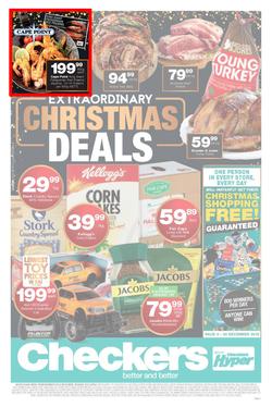 Checkers Western Cape : Christmas Specials  (03 Dec - 25 Dec 2018), page 1