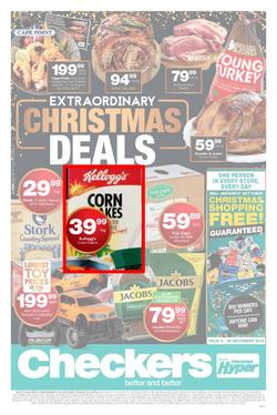 Checkers Western Cape : Christmas Specials  (03 Dec - 25 Dec 2018), page 1