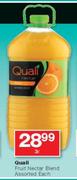 Quall Fruit Nectar Blend-3Ltr Each