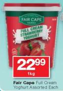 Fair Cape Full Cream Yoghurt-1kg Each