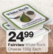 Fairview White Rock Cheese 100g-Each