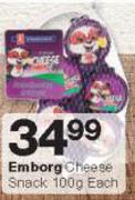 Emborg Cheese Snack 100g-Each
