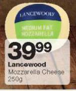 Lancewood Mozzarella Cheese 250g-Each