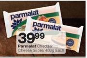Parmalat Cheddar Cheese Slices 400g-Each