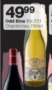 Odd Bins Bin 331 Chardonnay 750ml-Each