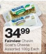 Fairview Chevin Goat's Cheese 100g-Each