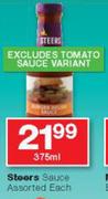 Steers Sauce-375ml Each