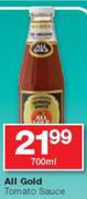 All Gold Tomato Sauce-700ml