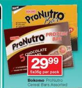 Bokomo ProNutro Cereal Bars-5x35g Per Pack
