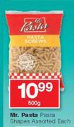 Mr. Pasta Pasta Shapes-500g Each
