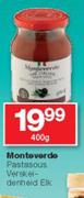 Monteverdo Pasta sous Verskeideheid-400g Elk