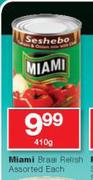 Miami Braai Relish-410g Each