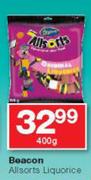 Beacon Allsorts Liquorice-400g