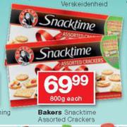 Bakers Snacktime Crackers-800g Each