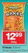 Frimax Baked Rings-200g Each