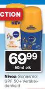 Nivea Sonaanrol SPF 50+ Verskeidenheid-50ml Elk