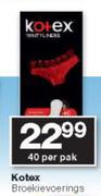 Kotex Broekievoerings-40 Per Pak